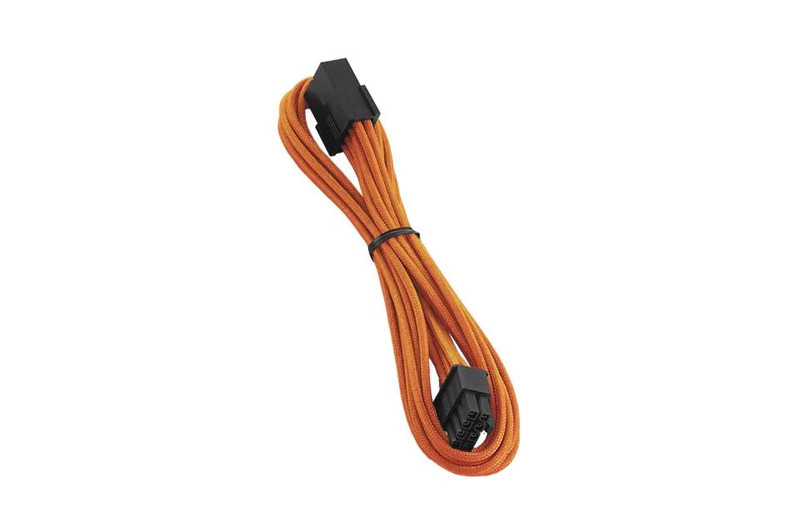 CableMod - ModFlex 8 Pin PCI-E Sleeved Cable Extensions - Orange - كابل